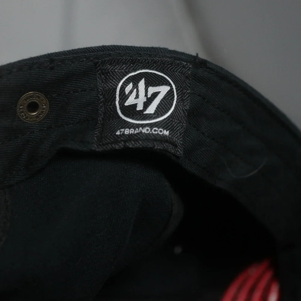 Vintage XFL Orlando Guardians 47 Brand Strapback‎ Hat Black
